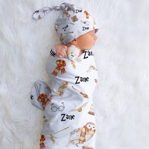 Personalized Wizard Baby Blanket, Wizard Nursery, Throw, Baby Shower Gift, Wizard Swaddle gift