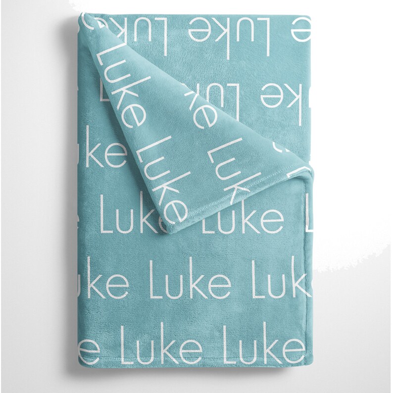 Personalized Baby Blanket With Large Name Baby Blanket Name Etsy
