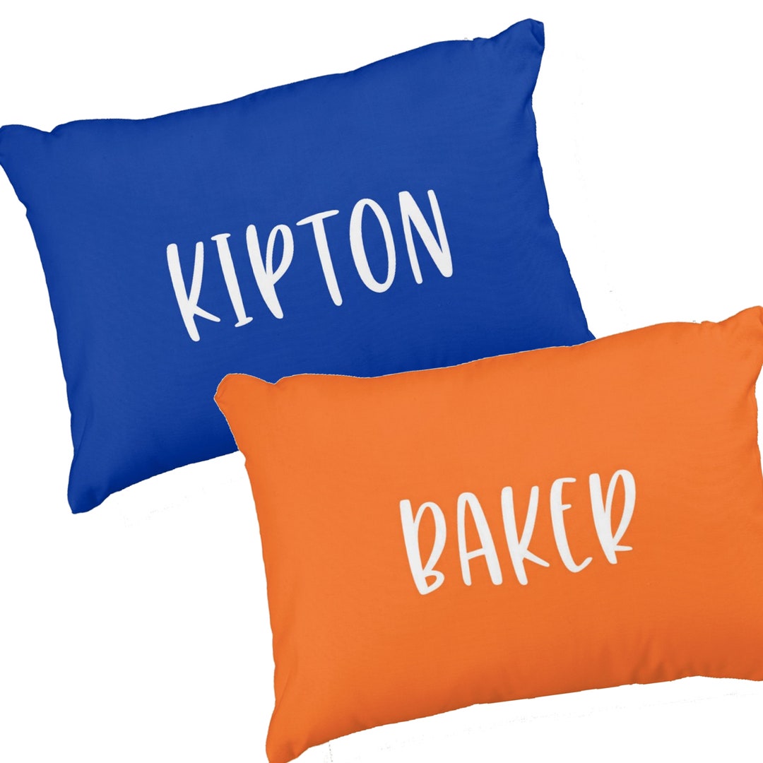 Personalized Pillowcase With Your Name and Colors Etsy