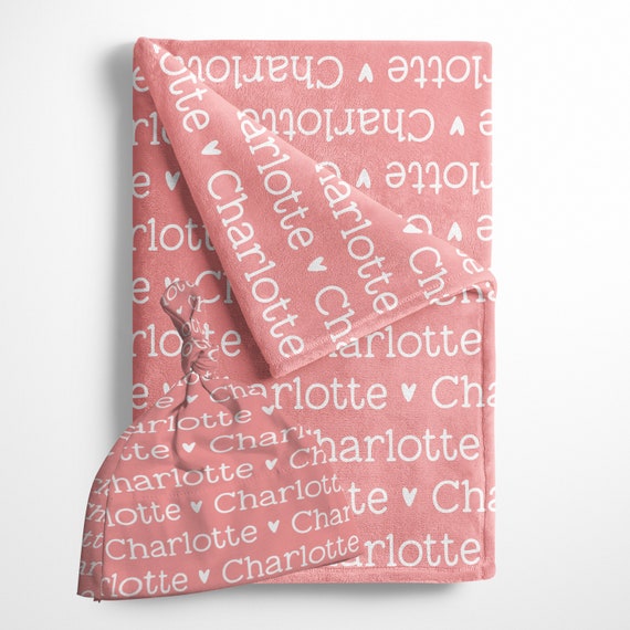 large personalized baby blankets