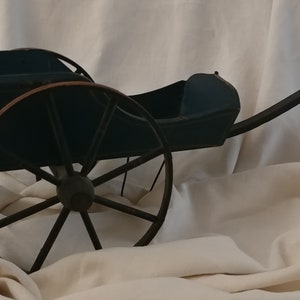 Early Pull Cart Painted and Trimmed