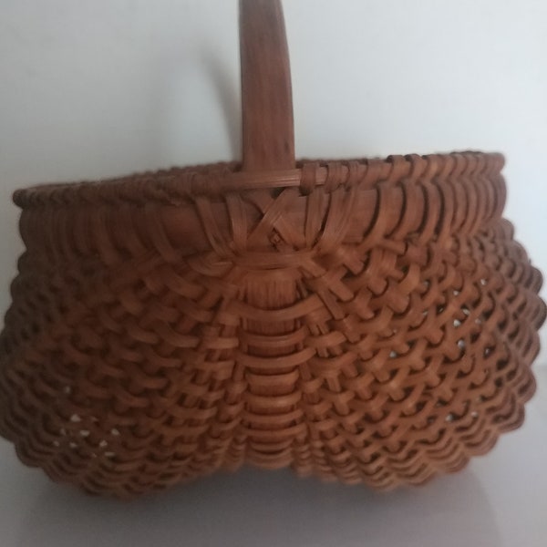 Black Ash Basket by John Pigeon Etsy