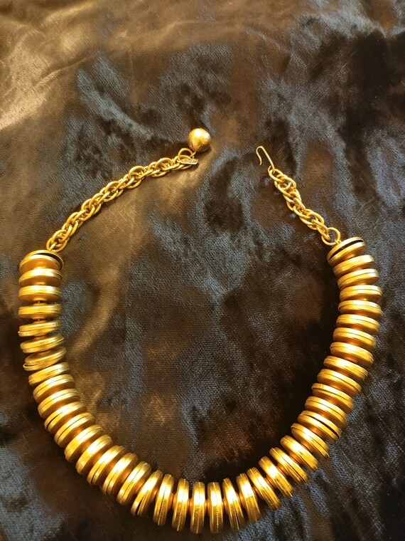 Pre Owned Kenneth J. Lane Gold Tone Necklace