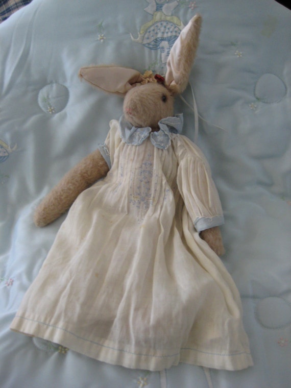 old stuffed bunny