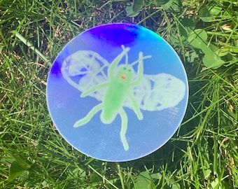 Grünes Fliechen Sticker