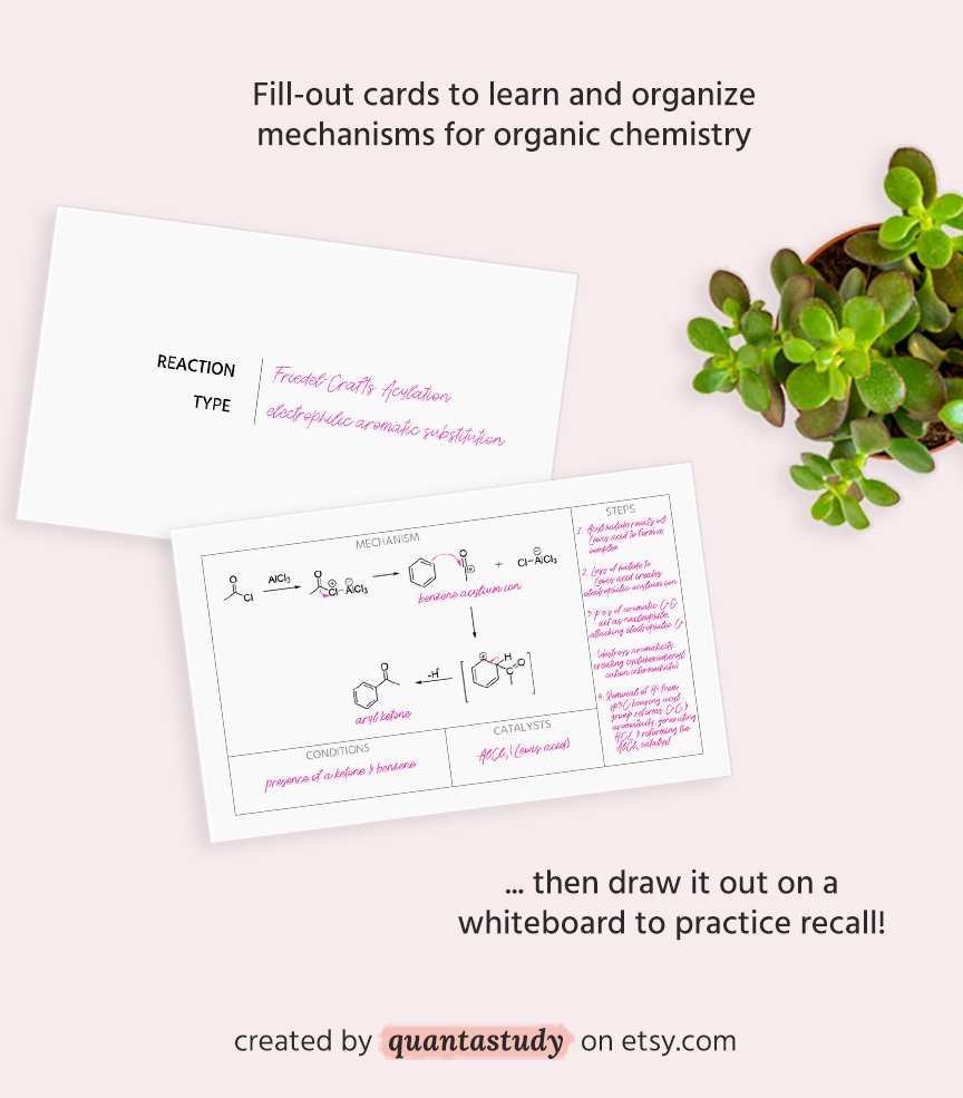 Organic Chemistry Reaction Mechanism Flashcards — Quanta Study