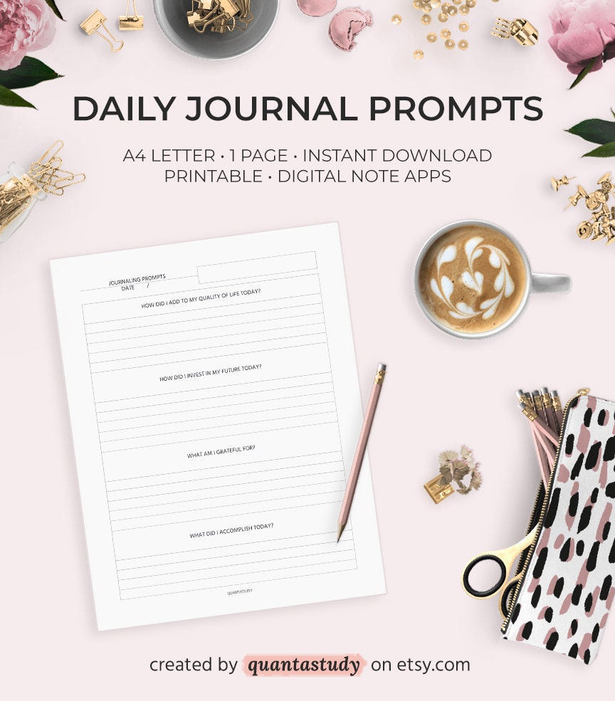 Daily sale journal prompts