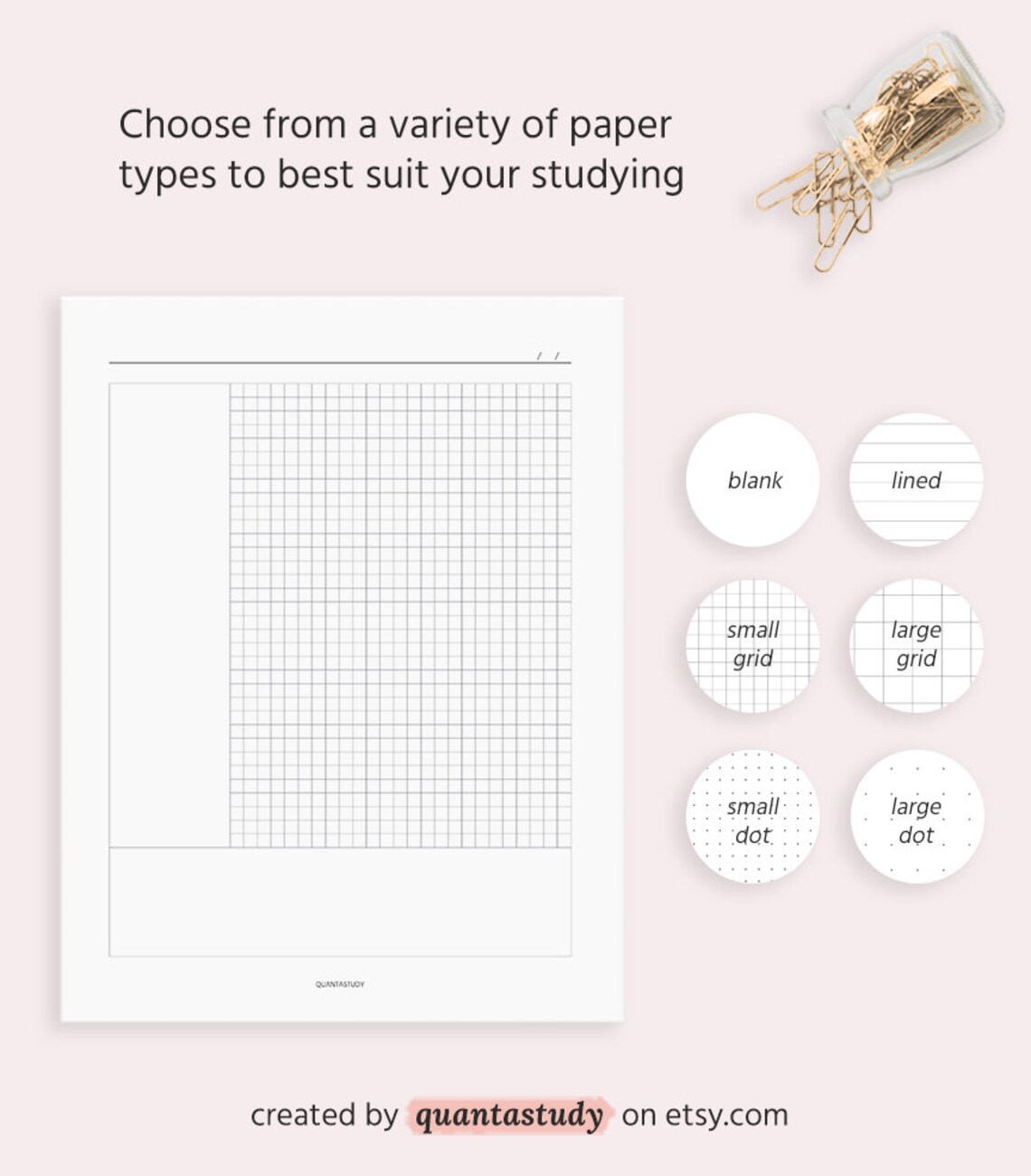 Cornell Note Sheet Printable Digital Notebook for Student Planning ...