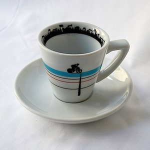 Velodrome Espresso Cup and Saucer