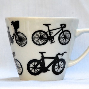 Bikes! Cappuccino-sized Cup - In Stock Now!