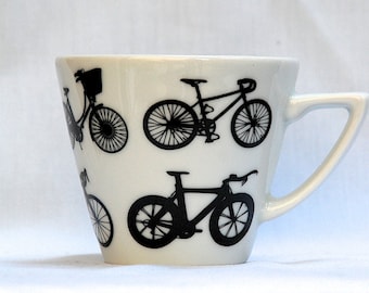 Bikes! Cappuccino-sized Cup - In Stock Now!