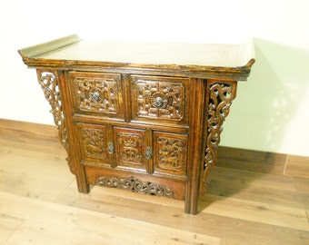 Asian Altar Cabinet Etsy