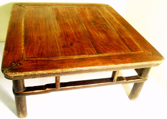 Small Rectangular Antique Low Side Table