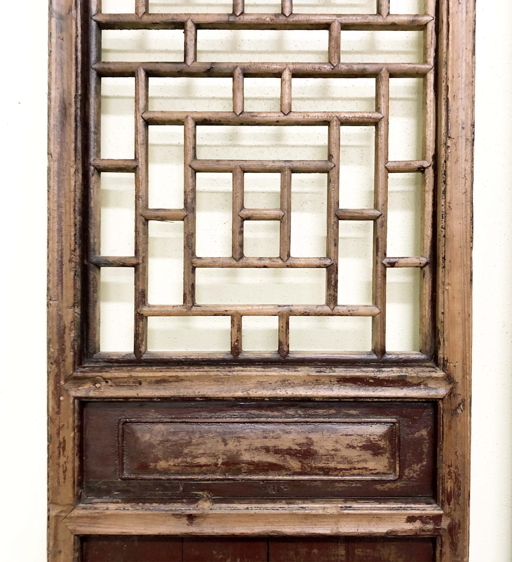 Antique Chinese Screen Panels (3531)(temple Door