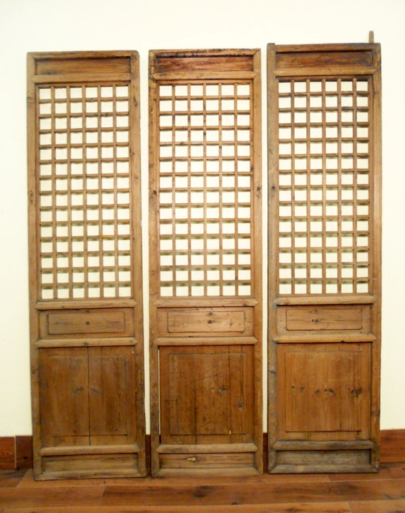 Antique Chinese Screen Panels 5472 Temple Doors Etsy image 0 - Antique Chinese Screen Panels 5472 Temple Doors Etsy