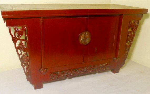 Antique Chinese Altar Cabinet 2731 Circa 1800 1849 Etsy