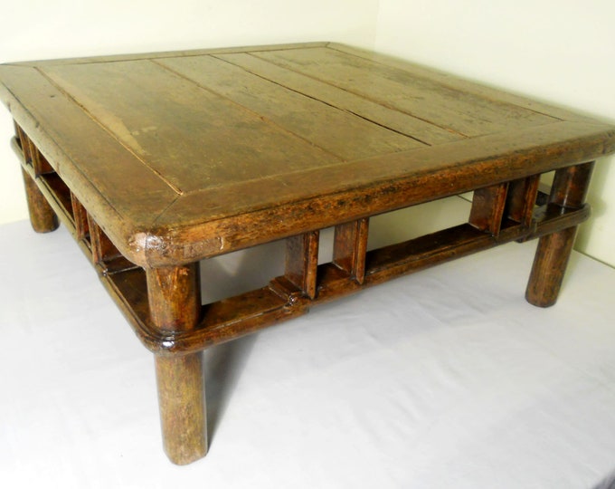 Antique Chinese Square Coffee Table 2640 Circa 18001849 Etsy