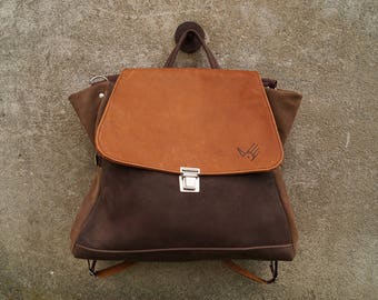 oh Louise!! Satchel/ Backpack brown