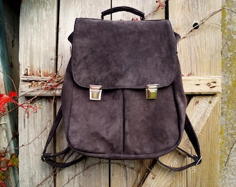 Lilith Chimera Suede Backpack/bag  graphite suede