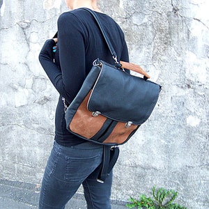 PRL Satchel/ Backpack black-brown Bild 1