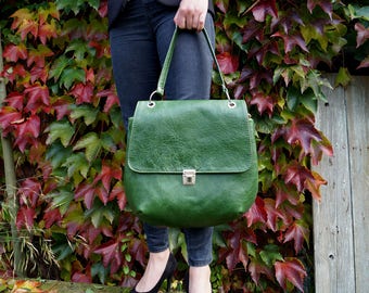 Catherine the Great!! green leather