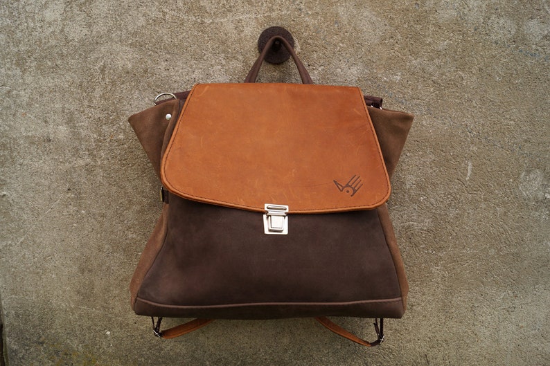 oh Louise Satchel/ Backpack brown image 1