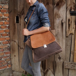 oh Louise Satchel/ Backpack brown image 3