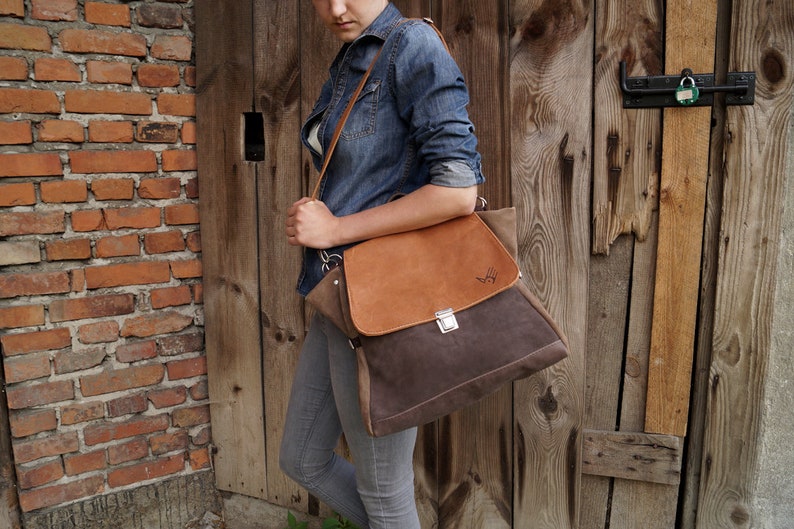 oh Louise Satchel/ Backpack brown image 3