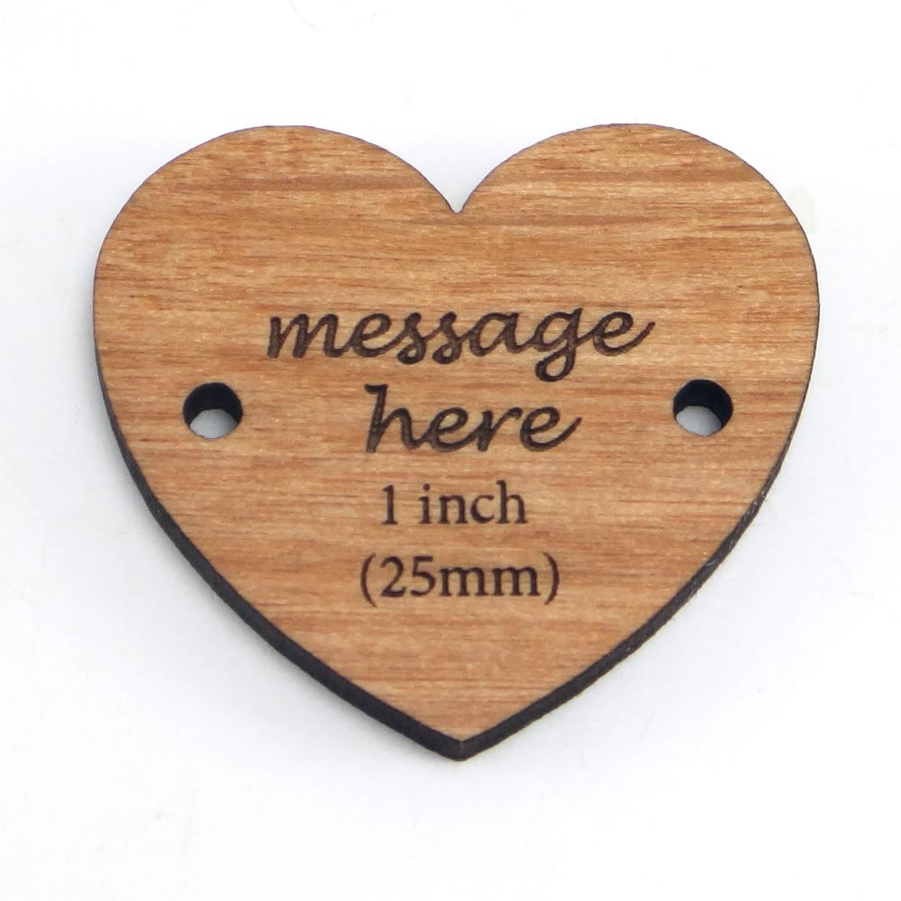 Small Wooden Hearts 1/2”, 1/8” Thick