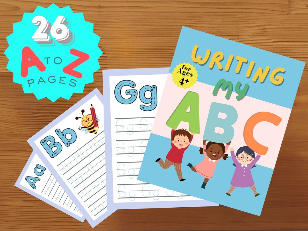 Writing My ABC - Alphabet Handwriting Practice Book (PDF) | Letter