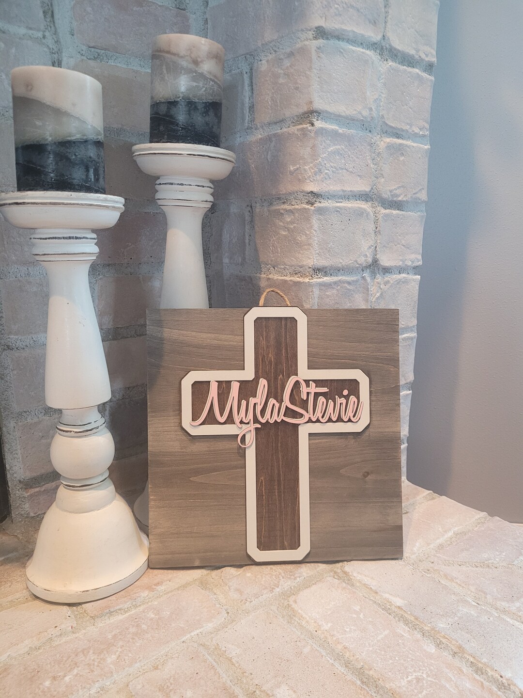 Personalized Name Wall Decor Sign With Cross For Christian religous Personalized name wall decor sign with cross for christian religous