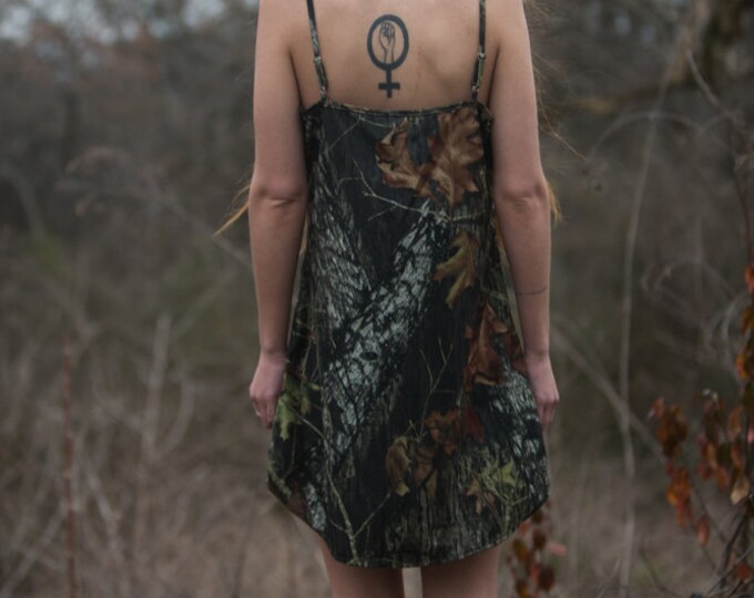Vintage Camo Nightgown / Minidress / Slip / Nightie Camouflage Etsy