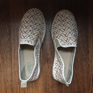 La Manual Alpargatera Platform Espadrilles Made in Barcelona, Spain. Hand woven earth tones. Never worn. sz EU 37, fit like US 6 image 6