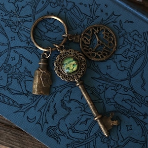Cheshire Cat Wonderland FOB Keychain|Mad Hatter Tea Party Gift|Handbag Purse Charm Keychain|Unbirthday Wonderland Wedding Shower Gift Ideas