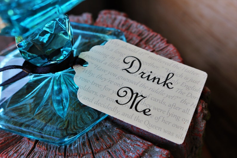 15 Drink Me Tags/alice in Wonderland Tea Party/mad Hatter | Etsy