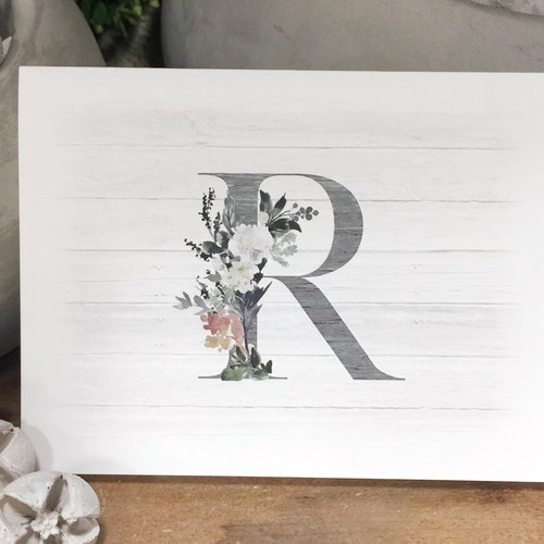 Monogram Note Cards With Your Name Boxed Set of Blank Note Etsy