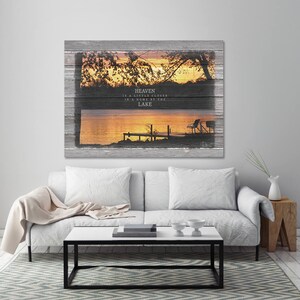 Heaven is A Little Closer in a Home by the Lake Lake House - Etsy