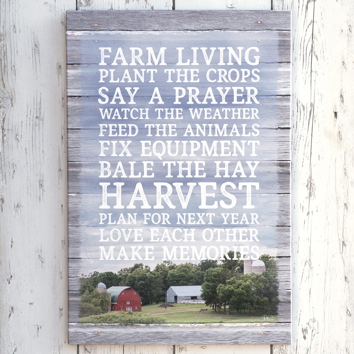 Farm Rules Sign Farm Rules Canvas Print Farm Sign Gift for | Etsy