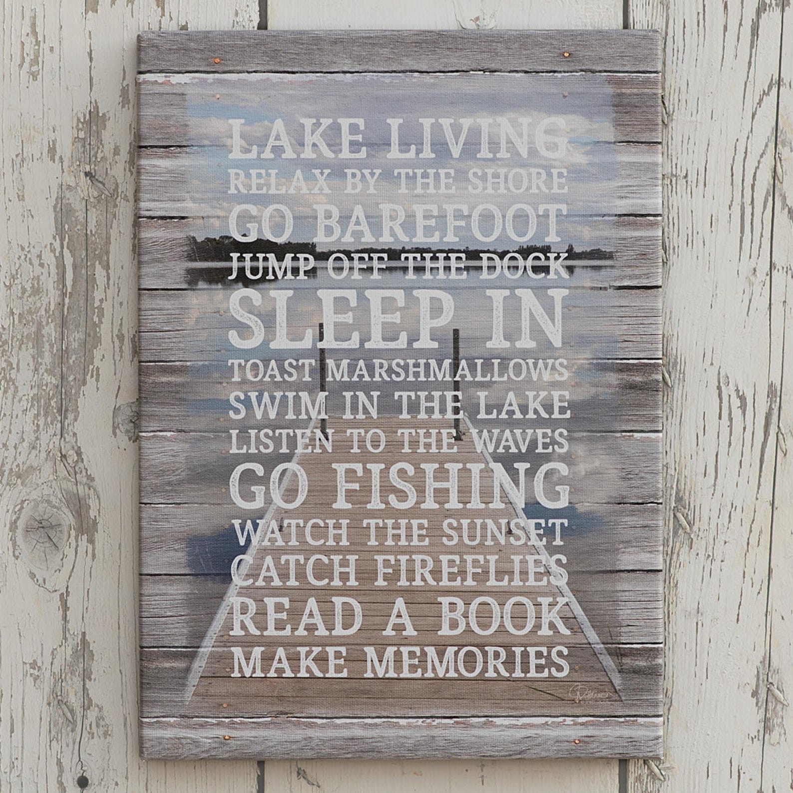 Lake Rules Lake Rules Sign Lake House Rules Decor Print - Etsy