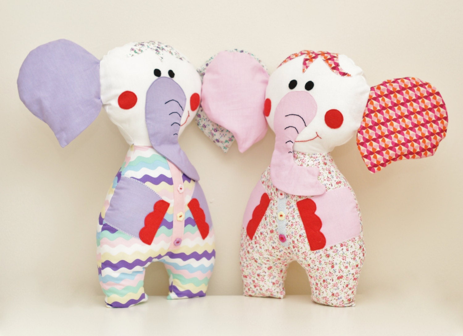 Elephant Sewing Pattern PDF Instant Download Plush Stuffed Toy - Etsy