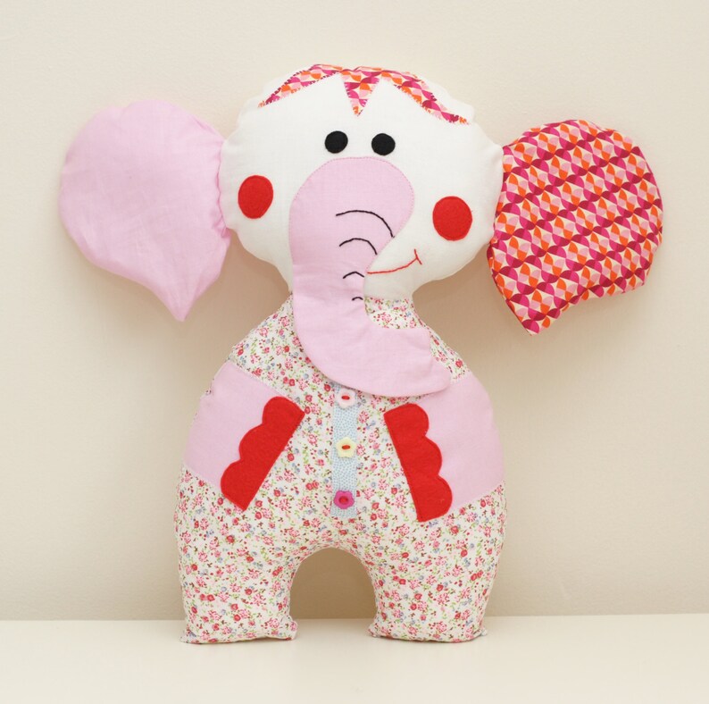 Elephant Sewing Pattern PDF Instant Download Plush Stuffed Toy - Etsy