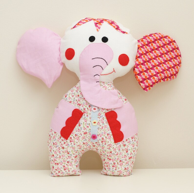 toy elephant sewing pattern