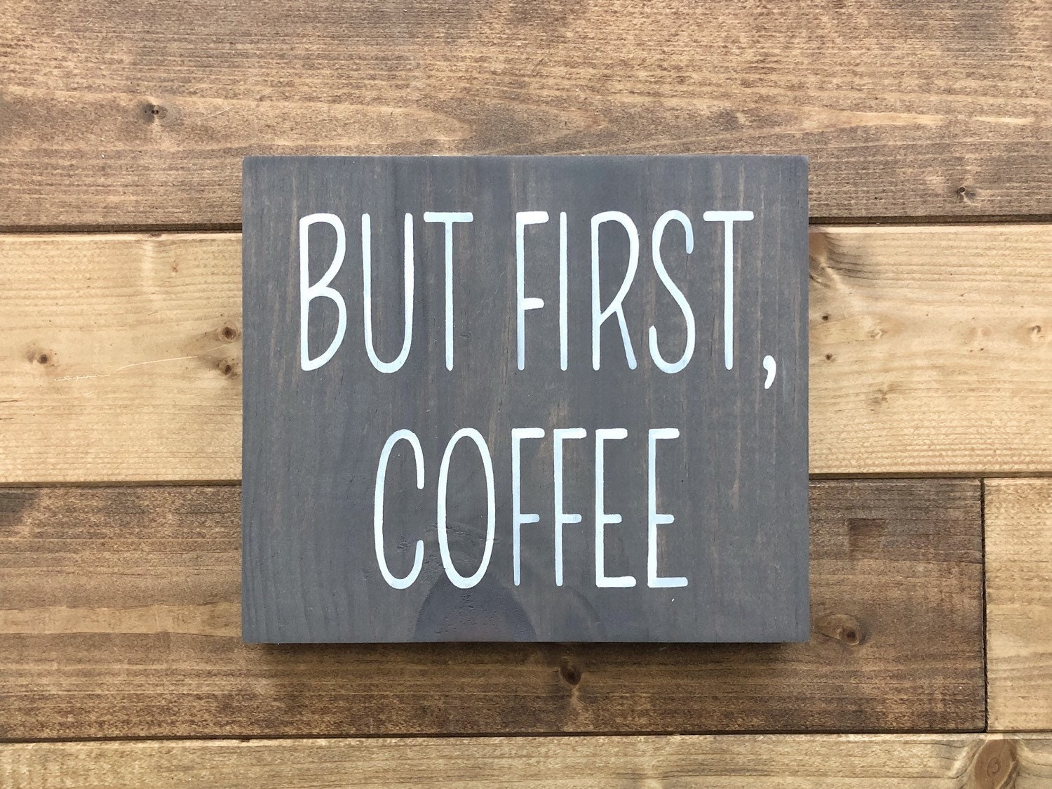 But First Coffee Sign Coffee Bar signs Housewarming gift Etsy