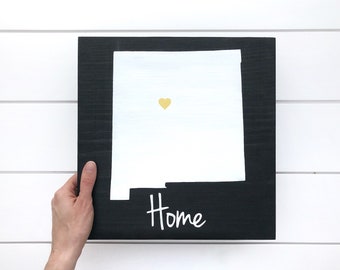 New Mexico Sign | New Mexico Art | Home State Sign | New Mexico Home Decor | New Mexico Gift |