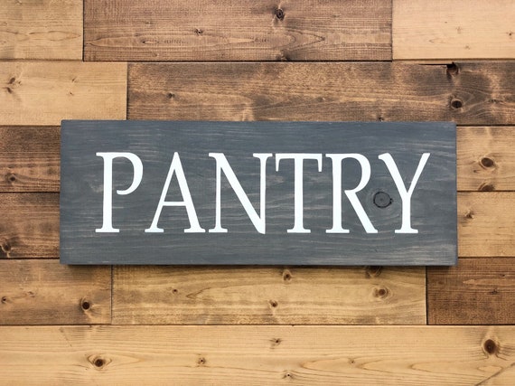 Pantry Sign Kitchen Signs Painted Kitchen Decor Etsy