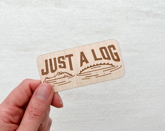 Alligator Wooden Sticker - Swamp Stickers - Florida Stickers - Sticker for Nature Lovers