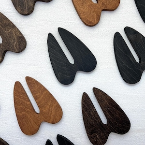 Wooden Deer Tracks | Set of 2 | Deer Footprints | Wood Animal tracks | Deer Nursery Decor | Deer Wall Art |