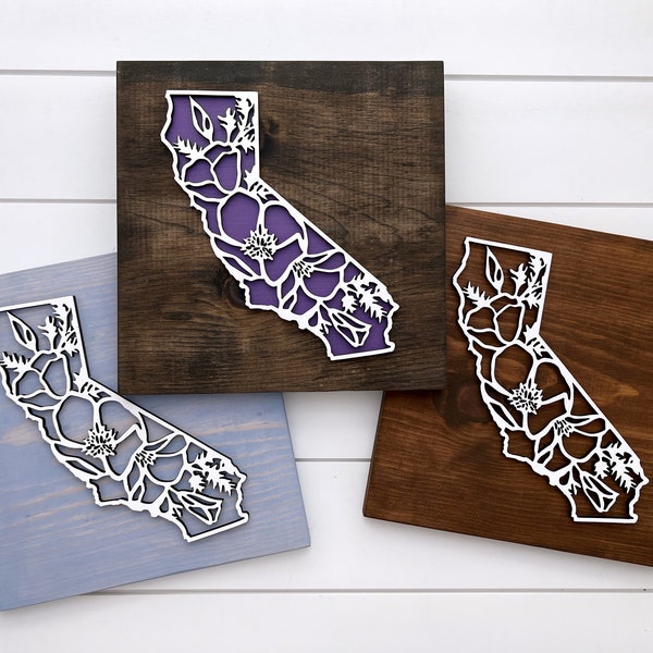 California Wood Art Etsy