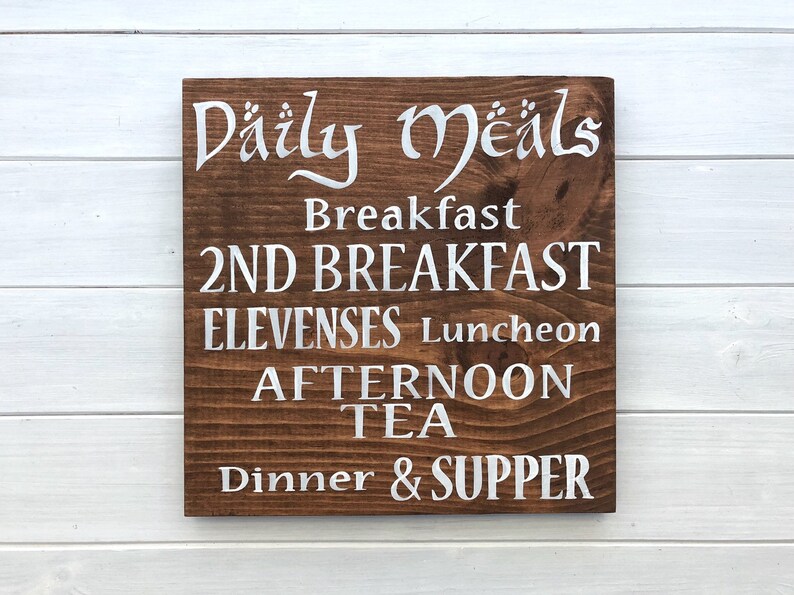 Breakfast Sign Choose Colors Kitchen Signs Decor Food Rustic