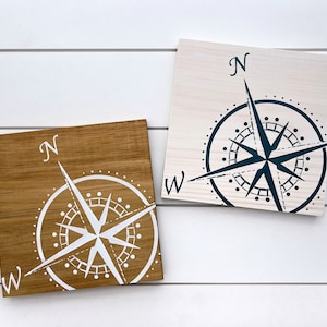 Compass Sign | Travel wall decor | Adventure sign | Adventure wall art | Nautical decor | Hiking gift | Compass art | Outdoor themed gift